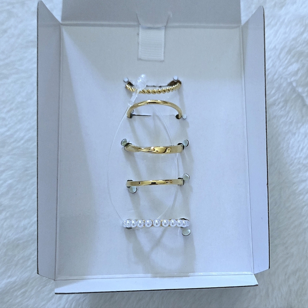 House🏠 of Harlow 1960 Five🖐 Gold💛 Rings💍 - NIB - Picture 14 of 16